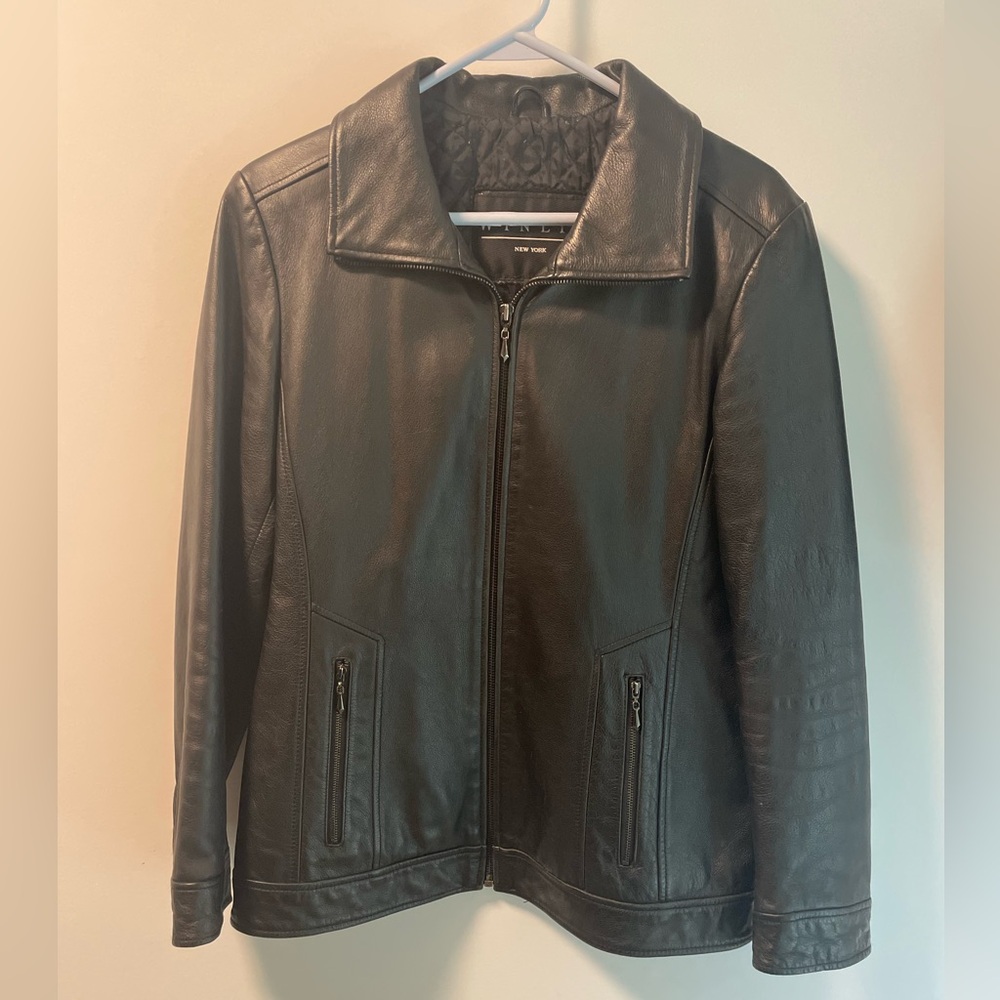 Winlit Black Leather Jacket